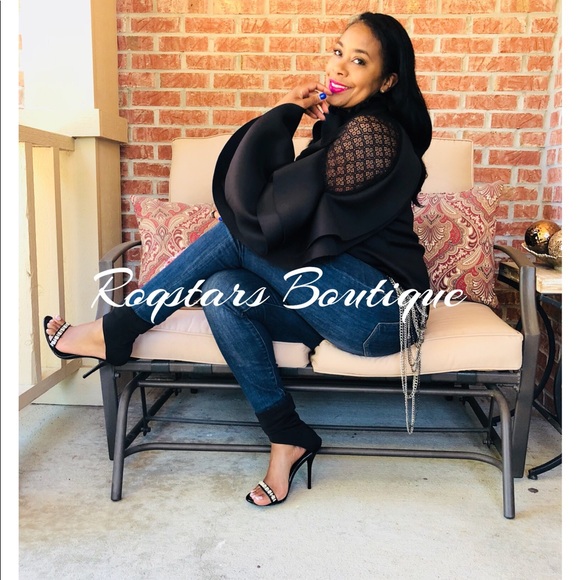 Black elegant blouse - Picture 4 of 7